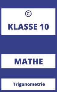 Trigonometrie 10 Klasse Realschule